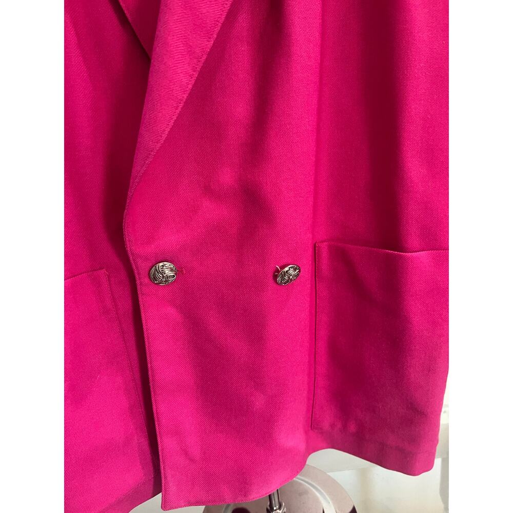 Giorgio Sant’Angelo Pink Wool Blazer – Women’s Size 14 - Picture 2 of 9